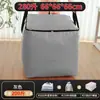 Bolsa de mudanza con película engrosada, bolsa de edredón, almacenamiento, a prueba de polvo, impermeable, bolsa de transporte de gran capacidad, embalaje exprés, bolsa de equipaje