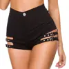 Shorts Feminino Estilo Lisa Coreana Roupa de Dança Jazz com Tubo de Aço para Grupo Shorts Quentes Estilo Coreano Sexy Sexy Cintura Alta Calças DS