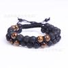Aliexpress Pulseira de Pedra Olho de Tigre Natural Pulseira de Pedra Ágata Pulseira de Pedra Preta Fashion Simples Contas de Pedra Vulcânica