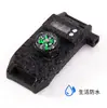 Pulsera de cuerda de paraguas directa de fábrica, pulsera de reloj multifuncional, cuerda de mano para acampar y supervivencia en aventuras al aire libre, pulsera táctica