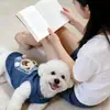 Ropa para Perrito y Gato Mascota Oso Bichón Schnauzer Pomerania Ropa Delgada Primavera y Verano 26 Chaleco de Mezclilla