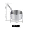 Plato para salsa de acero inoxidable 304, plato para condimentos domésticos, taza para salsa de comida occidental, taza para salsa de tomate, taza para aceite, plato pequeño para mojar, plato para mojar