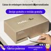 Caixa de rasgo caixa personalizada com zíper caixa de aeronaves com zíper de impressão em cores caixa de embalagem de papel ondulado caixa de cor personalizada
