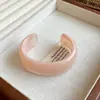 Pulsera Geométricamente Manchada de Resina Dopamina Colorida, Lujo Ligero, Pulsera de Nicho de Gama Alta, Pulsera Versátil Transfronteriza Europea y Americana