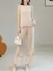 Traje de Verano para Mujer con un Toque de Alta Gama, Nuevo Estilo de Verano 2026, Chaleco sin Mangas con Borlas, Camiseta, Jeans, Conjunto de Dos Piezas