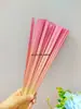 Tiras de bambu coloridas em degradê ripas de bambu tecelagem de bambu fatias de bambu tiras de bambu coloridas pacote de material diy para tecelagem de bambu leque de tecelagem de bambu estudante feito à mão