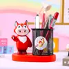 Nuevo Adorno de Escritorio Personalizado: Lámpara Portalápices de Buda Brillante Creativa y de Moda, Decoración de Almacenamiento Regalo