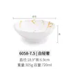 Tigela de Macarrão de Melamina Comercial Imitação de Porcelana Tigela de Sopa Tigela Cônica Japonesa Tigela Rasa Tigela de Salada Tigela de Ramen de Carne Tigela Rosa Tigela de Macarrão Misto