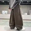Pantalones de otoño para niño, estilo primavera y otoño, nueva colección 2026, pantalones largos deportivos para niños de talla grande, pantalones de chándal casual de otoño, pierna ancha estilo coreano