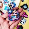 Placas Acrílicas Personalizadas con Resina para Anime Cartoon 3D Sanrio DIY Lindo Logo Personalizado Animales