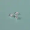 Plata de ley S925 cuentas de flor con agujero pasante accesorios para pulsera de cuerda trenzada hecha a mano diy cuentas sueltas accesorios de joyería venta al por mayor