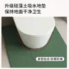 Alfombrilla absorbente de tierra de diatomeas para baño, felpudo antideslizante de secado rápido para puerta de inodoro, alfombrilla de baño en forma de U para inodoro