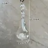 DIY Pingentes de Cristal Contas Cortina Pingentes Gota de Lágrima Acessórios de Iluminação Materiais Cortina de Porta Lágrima de Anjo Formato de Rede Decorações de Casamento