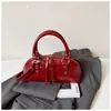 Bolso de mano tipo bowling de nicho retro de alta moda estilo coreano para mujer, nuevo modelo otoño 2026, bolso de hombro y cruzado de gran capacidad