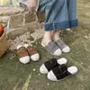 Sandalias Planas para Mujer con Cordones, Piel Mate, Suela Plana, Slip-On, Estilo Nuevo Verano 2026, para Uso en Exteriores
