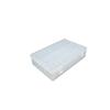 Caja Set con Compartimentos Independientes Desmontables, Joyero, Caja Organizadora Transparente de PP para Escritorio, Tapa abatible, Diamante Brillante, Hecho a Mano DIY