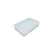 Caja de Set Compartimento Independiente Desmontable Caja de Joyería Diamante Brillante DIY Hecho a Mano Organizador con Tapa abatible Escritorio Transparente Caja de Almacenamiento de PP