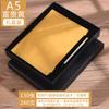 Cuaderno A5 con Inserto para Bolígrafo, Superficie Suave, Libreta Moderna y Sencilla, Set de Cuero PU, Páginas Interiores Engrosadas con Logotipo Imprimible
