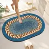 Alfombrilla Absorbente para Suelo de Baño Puerta de Baño Alfombrilla para Puerta de Barro Diatomeas Baño Inodoro Alfombrilla Antideslizante para Pies