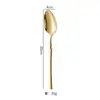 Cuchillo de cintura pequeño de acero inoxidable cuidadosamente seleccionado, juego de cubiertos de tenedor y cuchara, cuchillo y tenedor de bistec occidentales, cuchara para postre de frutas y café, cubertería de hotel