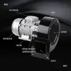 Ventilador centrífugo DF de múltiples álabes, soplador resistente a altas temperaturas, ventilador de refrigeración industrial, soplador pequeño de 220V