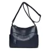 Bolso maternal de cuero suave con patrón de lichi de alta gama para mujer, nuevo bolso de mano versátil de gran capacidad para hombro y cruzado para damas