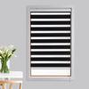 Persianas Zebra Doble Capa Simples, Cortinas de Gasa Suave, Cortinas de Protección Solar para Oficina, Persianas, Cortinas Blackout para Baño, Dormitorio, Balcón