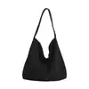 Bolsa de lona vintage personalizada para comercio exterior, bolsa popular para mujer para ir al trabajo, bolso de hombro más vendido, bolso de lana para debajo del brazo, bolso de mano para el día a día