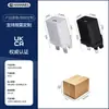 Stock de fábrica Enchufe UK 5V2A 5v1a Cargador de Teléfono Móvil Enchufe USB Lámpara de Escritorio con Ventilador Pequeño Cabezal de Carga Venta al por Mayor