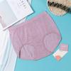 Roupa Íntima Feminina Colorida de Algodão Plus Size, Cintura Alta, Super Elástica, Algodão Grau A, Calcinhas Sem Costura para Mulheres Plus Size, Calcinhas Triângulo Extra Grandes
