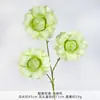 3 Cabezas de Rosas Artificiales con Pétalos que se Levantan para Arreglos Florales de Salón de Bodas, Decoración de Hotel, Muros de Rosas en Cascada de Moda, Flores Falsas