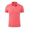 21 verão respirável cor sólida lazer simples T-shirt solta T-shirt 170g de secagem rápida de manga curta camisa pólo