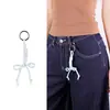 Lanyard de Jeans Dopamina Nuevo Europeo y Americano Serie Miu Bolso Versátil de Moda Llavero Cuerda de Accesorio para Mochila