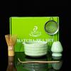 Conjunto de Chá de Cerâmica Estilo Japonês com Bico Atacado Batedor de Chá Tigela de Matcha Tigela de Matcha com Bico Caixa de Cor