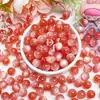 Contas redondas de resina gradiente de imitação de olho de gato multicoloridas de 10 mm, contas soltas, pulseira de contas feita à mão, colar, acessórios de joias