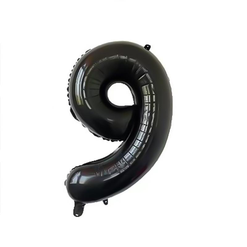 黑色数字9