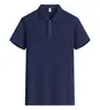 Camisas Polo de Trabalho de Alta Qualidade Feitas Sob Medida em Algodão de Xinjiang com Gola Reversível e Mangas Curtas, Camisas Promocionais, Camisetas de Trabalho Transfronteiriças de Tamanho Europeu com Texto Impresso