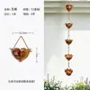 Corrente de Chuva de Cobre Vermelho Corrente de Drenagem de Gotejamento para Vila Corrente Guia de Saída de Água para Pátio Calha Canaleta Guia de Água Estilo Chinês Sino de Chuva Corrente de Chuva