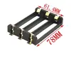 Caja de batería 18650 pin con cable para soldar portapilas sección 1 sección 2 sección 3 sección 4 portapilas en serie