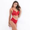 Suministro transfronterizo Europa y Estados Unidos comercio exterior lencería sexy caliente conjunto de ropa interior de encaje dividido para mujer al por mayor