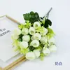 Cachos de Pérolas Simuladas com 18 Cabeças, Arranjo de Flores para Casa, Decoração Suave, Decoração de Árvore de Flor de Pessegueiro da Primavera, Arranjo de Atmosfera Festiva para Shopping Center