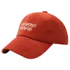 Gorra de Béisbol Bordada con Letras de Estilo Americano, Nueva, a la Moda y Versátil, Elegante y Casual, Hace que la Cara Parezca Más Pequeña, Transpirable para el Verano