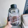 Taza de Agua de Gran Capacidad Alto Valor Plástico Hombres y Mujeres Portátil Deportes al Aire Libre Taza Espacial Hombres Resistente a Altas Temperaturas Anticaídas Botella de Agua