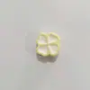 Macaron Aceite Goteante Trébol de Cuatro Hojas Cuentas Acrílicas Accesorios Cadena para Teléfono DIY Llavero Adornos para Ropa Bolsas Material