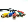 Cabo patch 9PIN DIN revolução 6RCA Cabeça fêmea Lótus equipamento de áudio vintage 9pindin