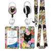Portatarjeta de identificación de estudiante, portatarjetas creativo y moderno, gafete de trabajo personalizado, cubierta protectora para tarjeta de control de acceso, tarjeta de autobús, permiso de trabajo