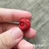 Accesorios de Joyería Despertar del León de Cinabrio Natural Arena Roja de Alta Calidad Arena Voladora Despertar del León Accesorios para Colgante Pulsera Hechos a Mano DIY