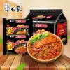 Elefante blanco Jiao picante grande yema de huevo salada picante langostinos picantes frescos fideos secos tofu apestoso coreano pavo fideos instantáneos agrios y picantes