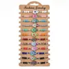 Amazon Venta Caliente Transfronteriza Ojo del Diablo Dedo Pulsera Tejida de Resina Moda Hombres y Mujeres Pulsera de Amistad suit Lote