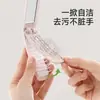 Peine de Costillas Autolimpiante Fasola Espejo de Maquillaje Todo en Uno para Estudiantes Peine para Flequillo Espejo Portátil Plegable Peine Plegable